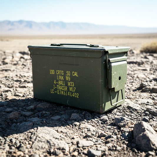 MILITARY SURPLUS STEEL UTILITY STORAGE CAN - WATERPROOF BOX