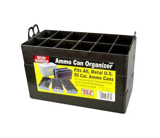 50 CALIBER PLASTIC AMMO CAN ORGANIZER