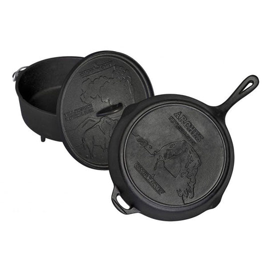CAMPCHEF® NATIONAL PARKS CAST IRON SET