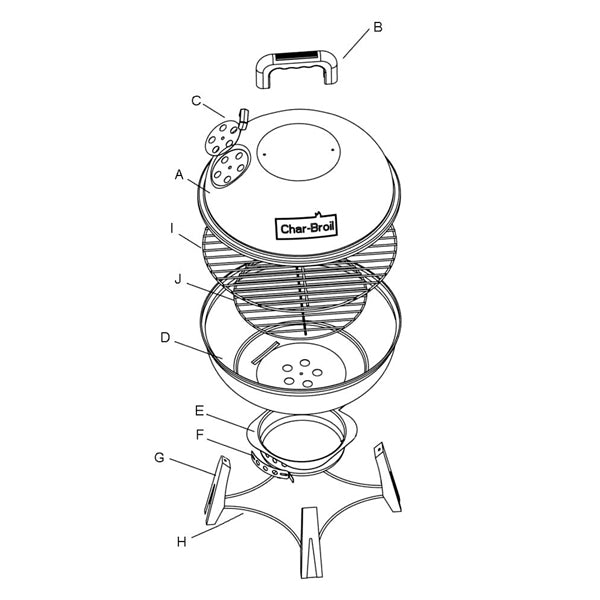 CHAR-BROIL® CHARCOAL GRILL 150
