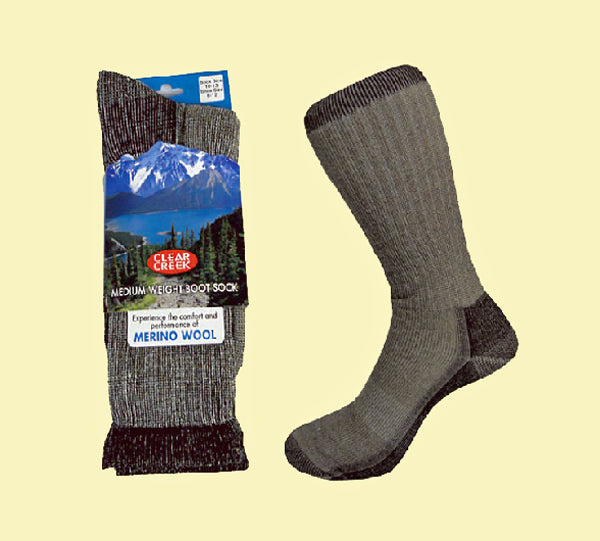 CLEAR CREEK MEDIUM WEIGHT BOOT SOCKS