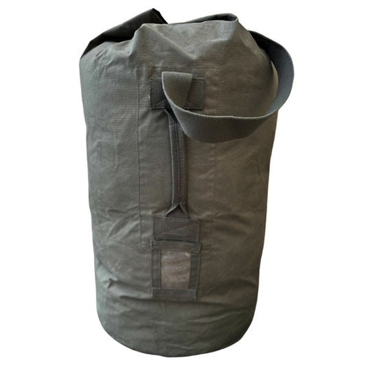 DUTCH MILITARY SURPLUS USED OD DUFFEL BAG