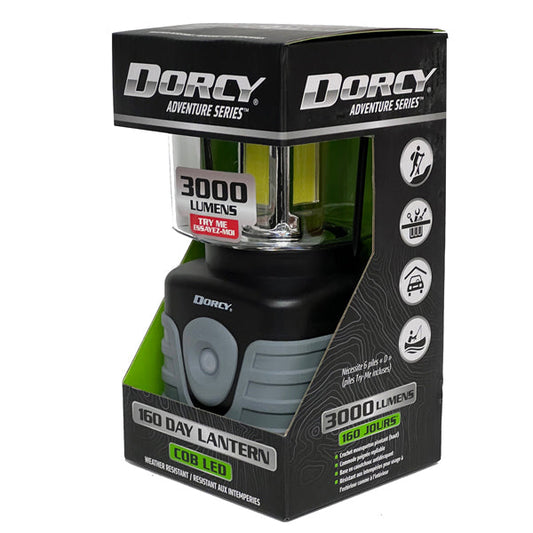 DORCY® 3000 LUMENS COB LED 160 DAY LANTERN