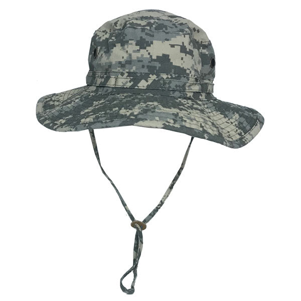 DORFMAN PACIFIC® CAMO RIPSTOP BOONIE HAT