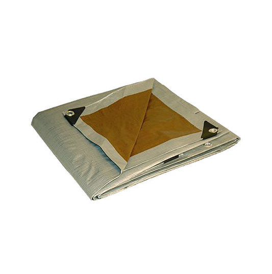 FOREMOST® DRY TOP® REVERSIBLE SILVER/BROWN TARP