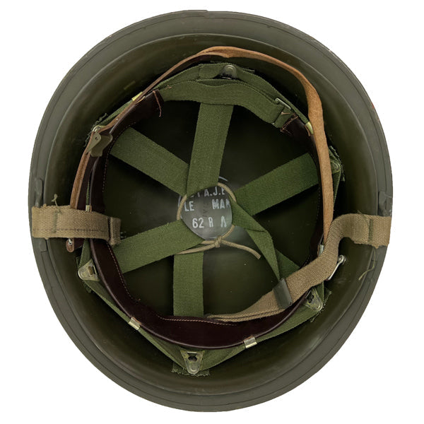 ARMY SURPLUS FRENCH M51 HELMET WITH LINER