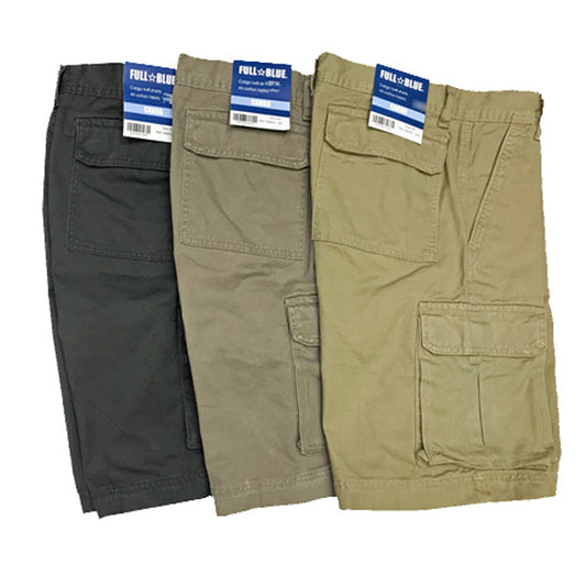 FULL BLUE® MENS CARGO TWILL SHORTS