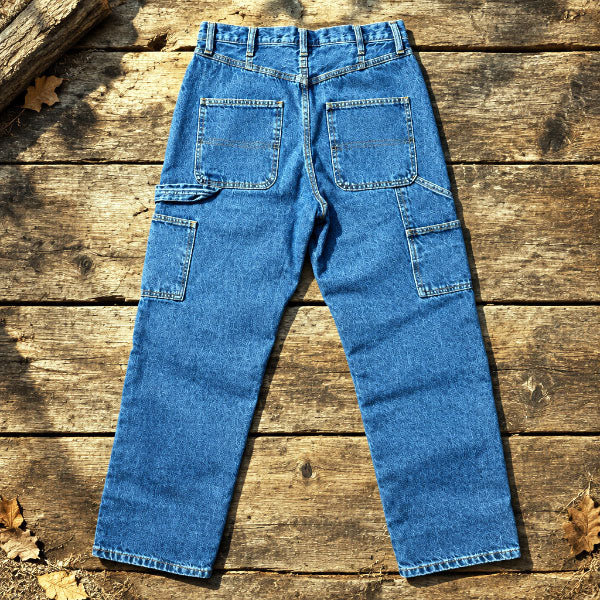 FULL BLUE® FLANNEL LINED CARPENTER JEANS