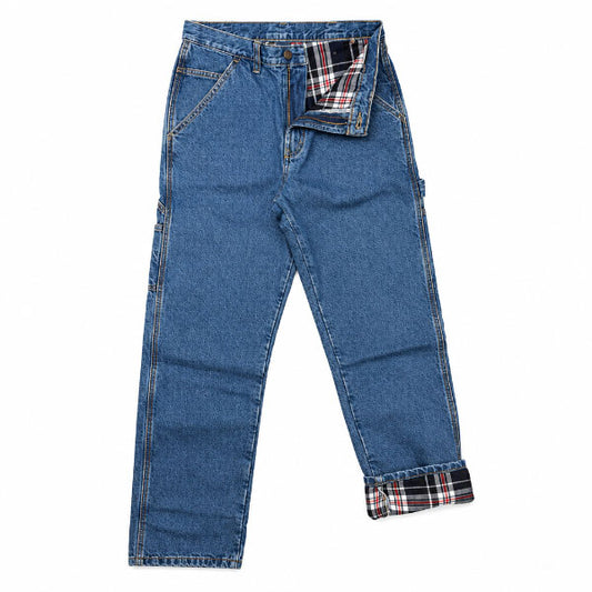 FULL BLUE® FLANNEL LINED CARPENTER JEANS