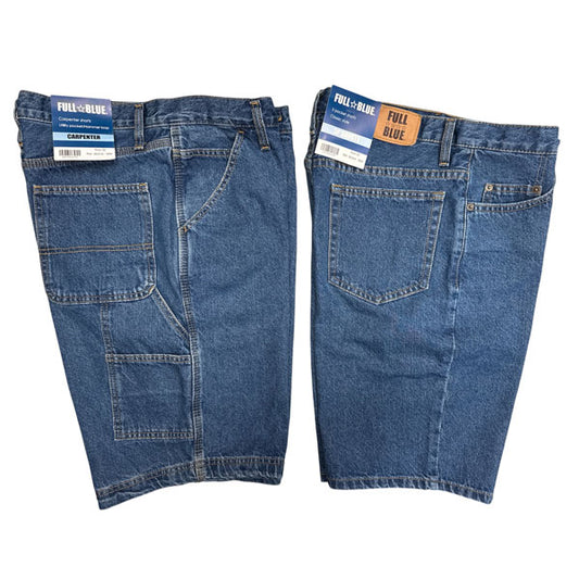 FULL BLUE MENS DENIM SHORTS