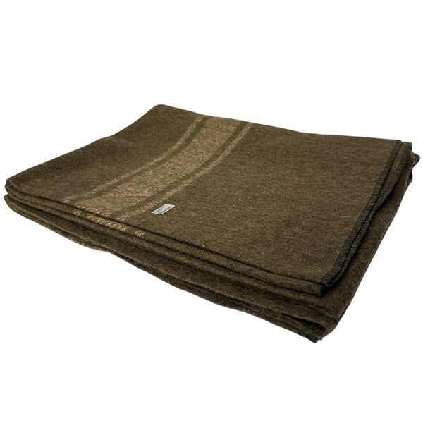 GENUINE ITALIAN MILITARY WOOL BLEND BLANKET