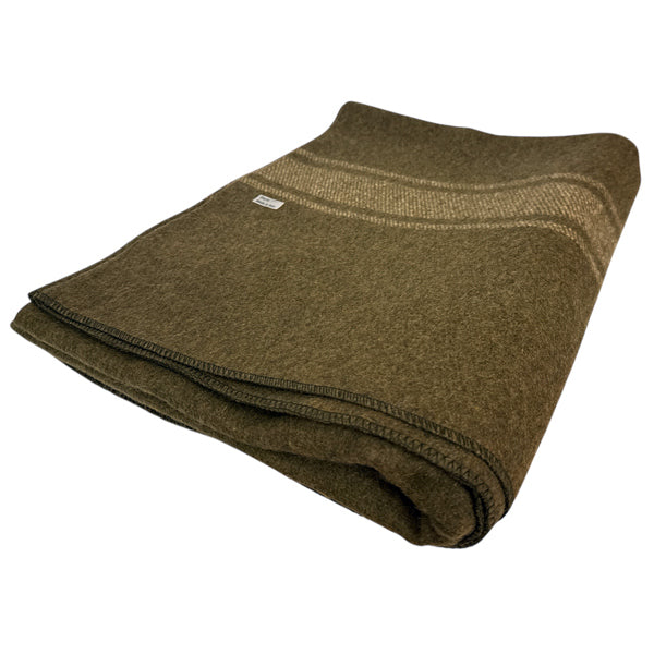 GENUINE ITALIAN MILITARY WOOL BLEND BLANKET