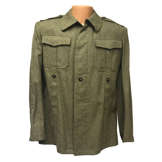 GERMAN ARMY SURPLUS OLIVE DRAB WOOL JACKET