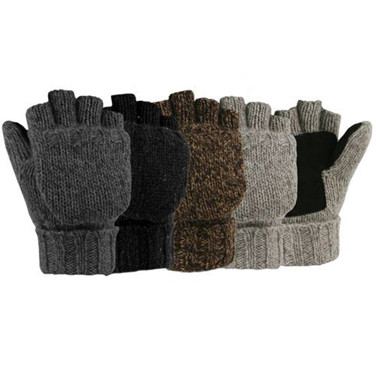 GRAND SIERRA RAGG WOOL FLIP-TOP GLOVES