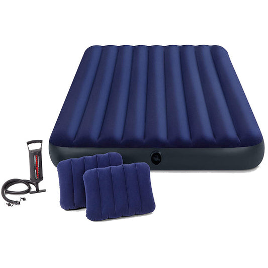 INTEX DURA-BEAM® QUEEN CLASSIC DOWNY AIR MATTRESS SET