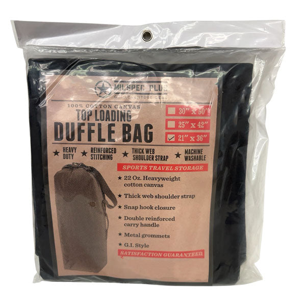 MILSPEC PLUS TOP LOADING DUFFEL BAG