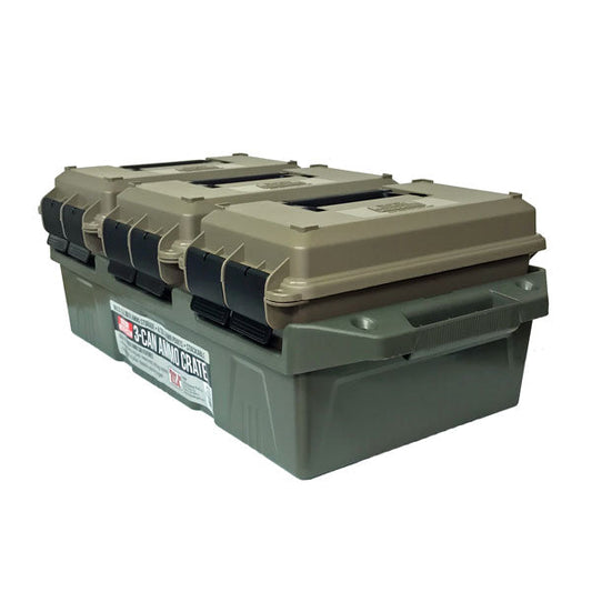 MTM® CASE-GARD™ 3 PLASTIC 50 CALIBER AMMO CAN CRATE