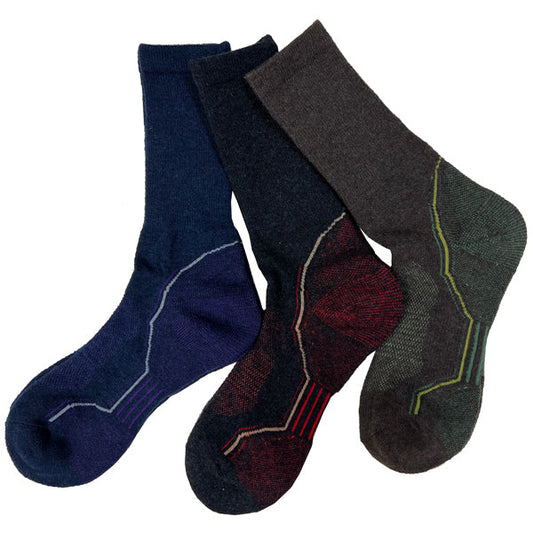MOUNTAIN LODGE® 54% MERINO WOOL CREW SOCKS