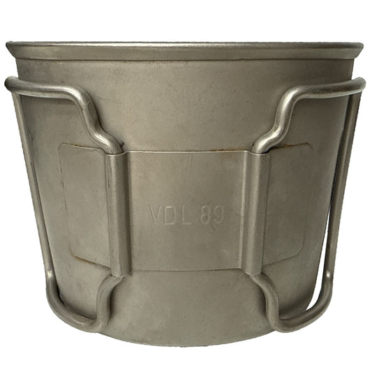 DUTCH ARMY (NATO) SURPLUS CANTEEN CUP WITH WIRE HANDLES