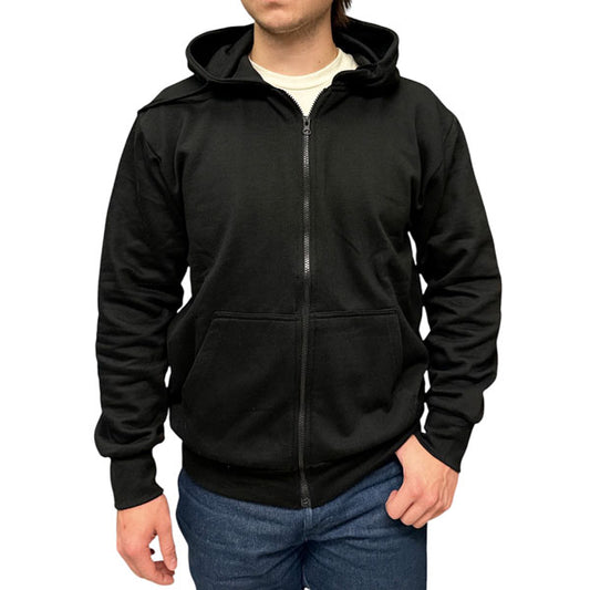 NORTH 15® MENS WAFFLE KNIT THERMAL LINED HOODED SWEATSHIRT