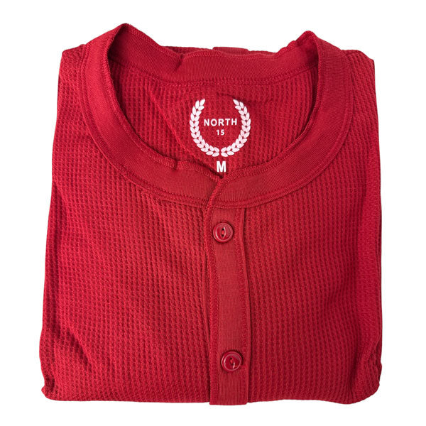 MENS RED THERMAL UNION SUIT