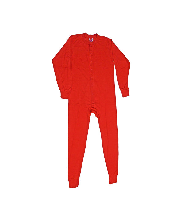 MENS RED THERMAL UNION SUIT