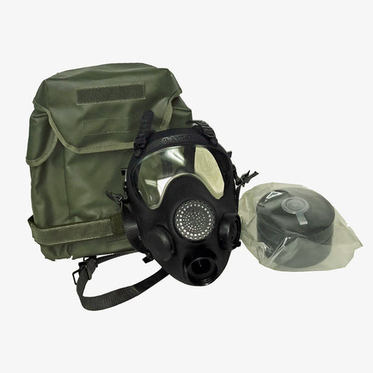 POLISH SURPLUS GAS MASK MP5 WITH FILTER AND TRANSPORT BAG