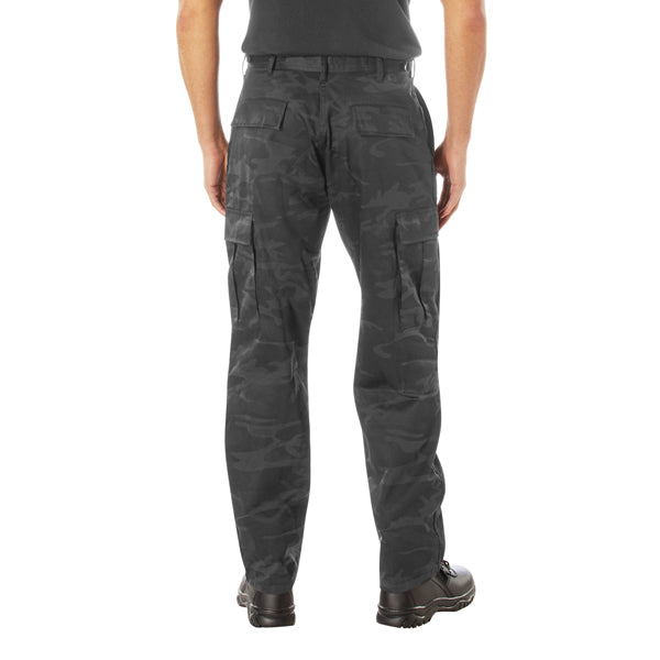 ROTHCO MIDNIGHT BLACK CAMO TACTICAL BDU PANTS