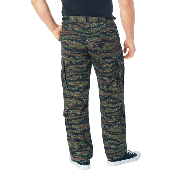 ROTHCO VINTAGE PARATROOPER CARGO FATIGUE TIGER STRIPE PANTS