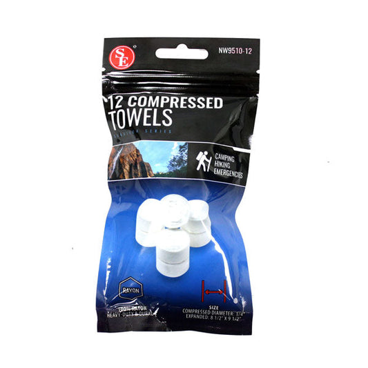 SE®12 COMPRESSED TOWELS