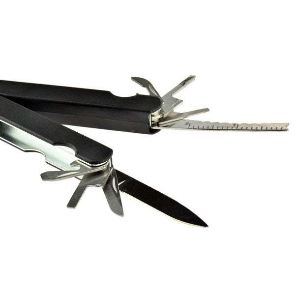 SE® 14-in-1 Pocket Multi-Tool with Pliers, Knife, Wire Cutter & Nylon Pouch