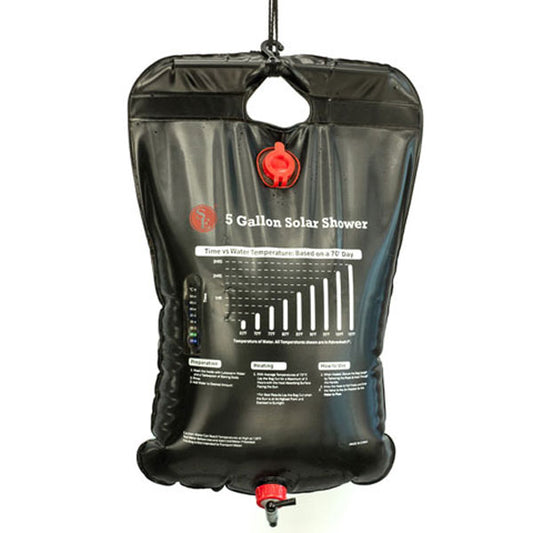 SE® 5 GALLON SOLAR SHOWER WITH THERMOMETER