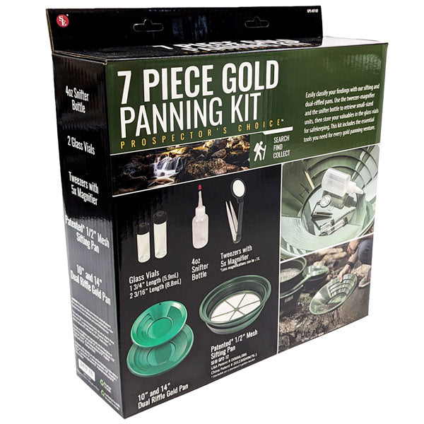 SE® 7 PIECE GOLD PANNING KIT: Prospector's Choice™ – General Army Navy ...
