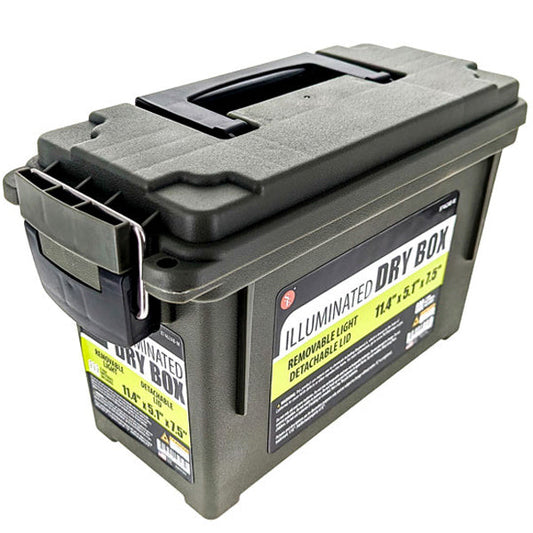 ILLUMINATED DRY BOX WITH DETACHBLE LID & LIGHT
