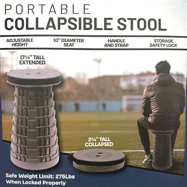 SE® PORTABLE COLLAPSIBLE STOOL