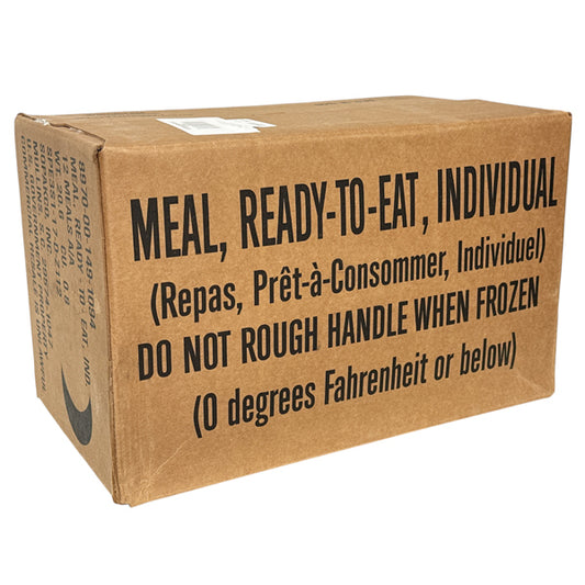 SOPAKCO CASE: 12 PACKS OF MRE (MEAL READY TO EAT)