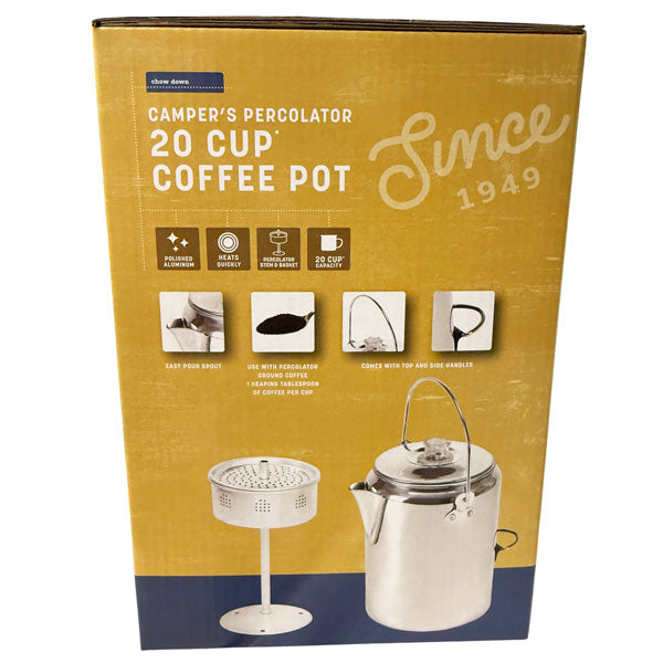 STANSPORT® 20 CUP COFFE POT - CAMPER'S PERCOLATOR