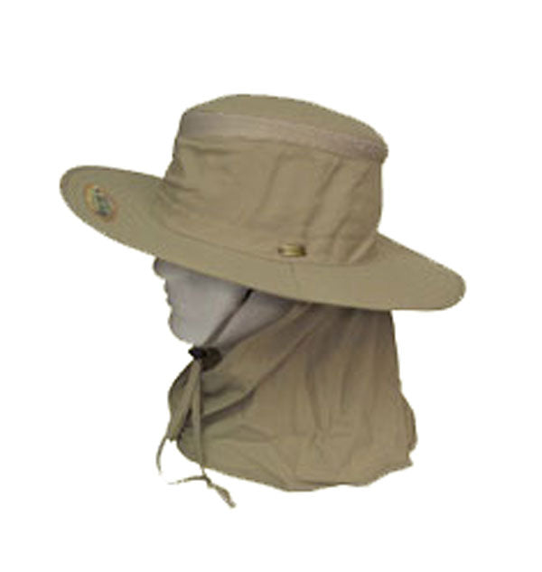 STETSON® NO FLY ZONE SAFARI MESH/FLAP KHAKI HAT