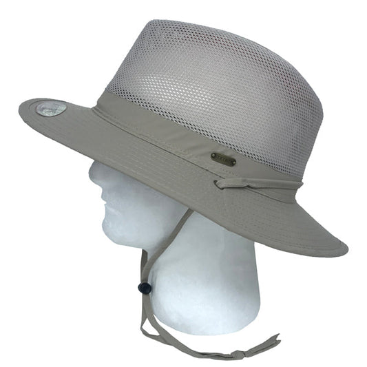 STETSON® MENS NO FLY ZONE INSECT SHIELD MESH SAFARI HAT