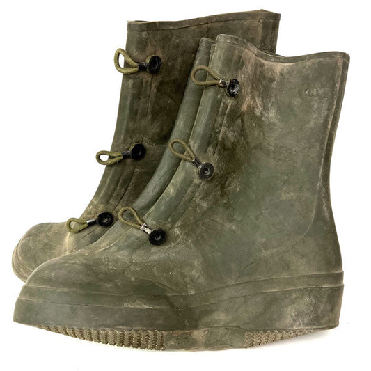 US SURPLUS GI 3 BUCKLE RUBBER OVERSHOES
