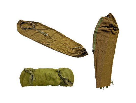 SURPLUS US WWII WOOL MUMMY SLEEPING BAG