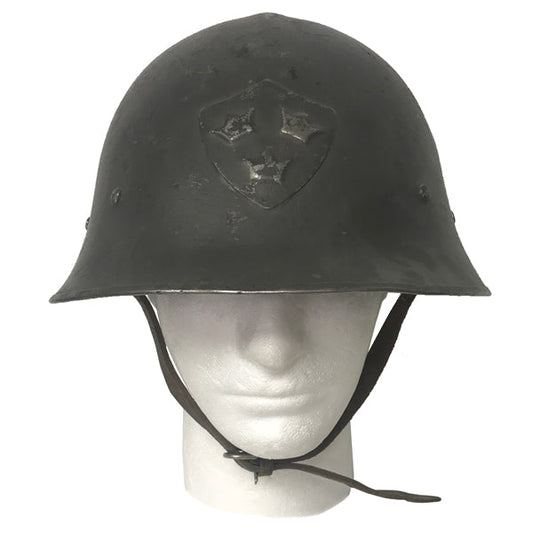 SWEDISH SURPLUS WWII ERA M21 HIGH TOP STEEL HELMET