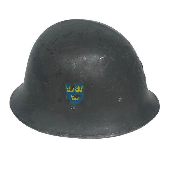 SWEDISH SURPLUS WWII ERA M21 HIGH TOP STEEL HELMET