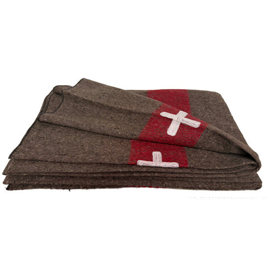 SWISS ARMY STYLE 70% WOOL BLANKET