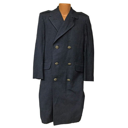US AIR FORCE KOREAN WAR BLUE WOOL OVERCOAT