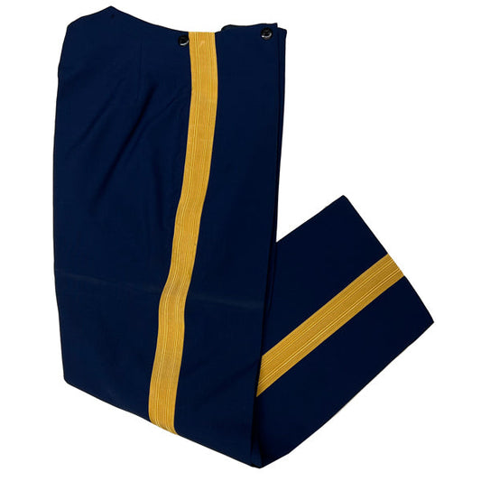 US ARMY MENS OFFICER ASU BLUE DRESS PANTS