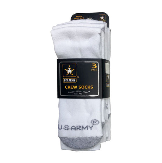 US ARMY 3PACK MENS CREW SOCKS