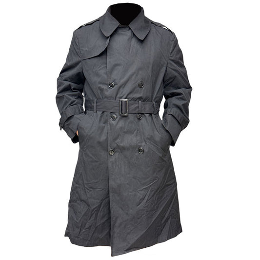 US GI SURPLUS ALL WEATHER BLACK COAT WITH LINER