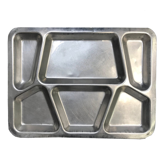 US MILITARY SURPLUS 6 COMPARATMENTS MESS TRAY