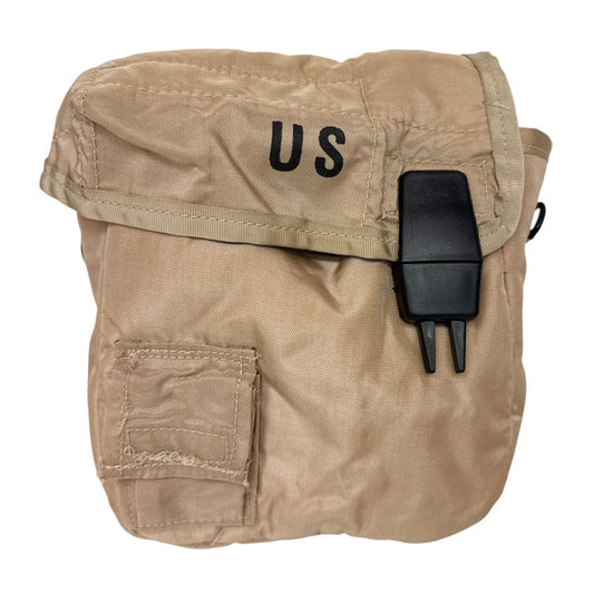 US SURPLUS 2QT COLLAPSIBLE NEW TAN CANTEEN COVER WITH SLING
